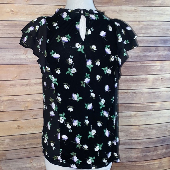 🎈Sale🎈Loft Flutter Sleeve Floral Top - Picture 7 of 9